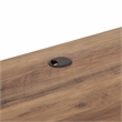 AGHDECO Roney Farmhouse Wooden Home Office Desk in Rustic Oak