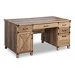 AGHDECO Roney Farmhouse Wooden Home Office Desk in Rustic Oak