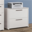 AGHDECO Alaska 2-Drawer Engineered Wood File Cabinet in White