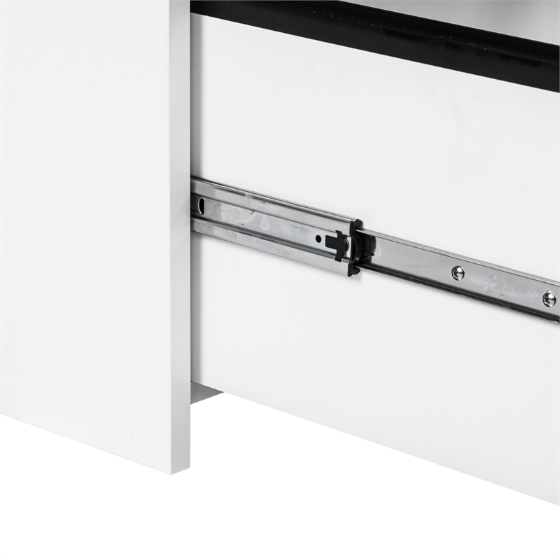 AGHDECO Alaska 2-Drawer Engineered Wood File Cabinet in White