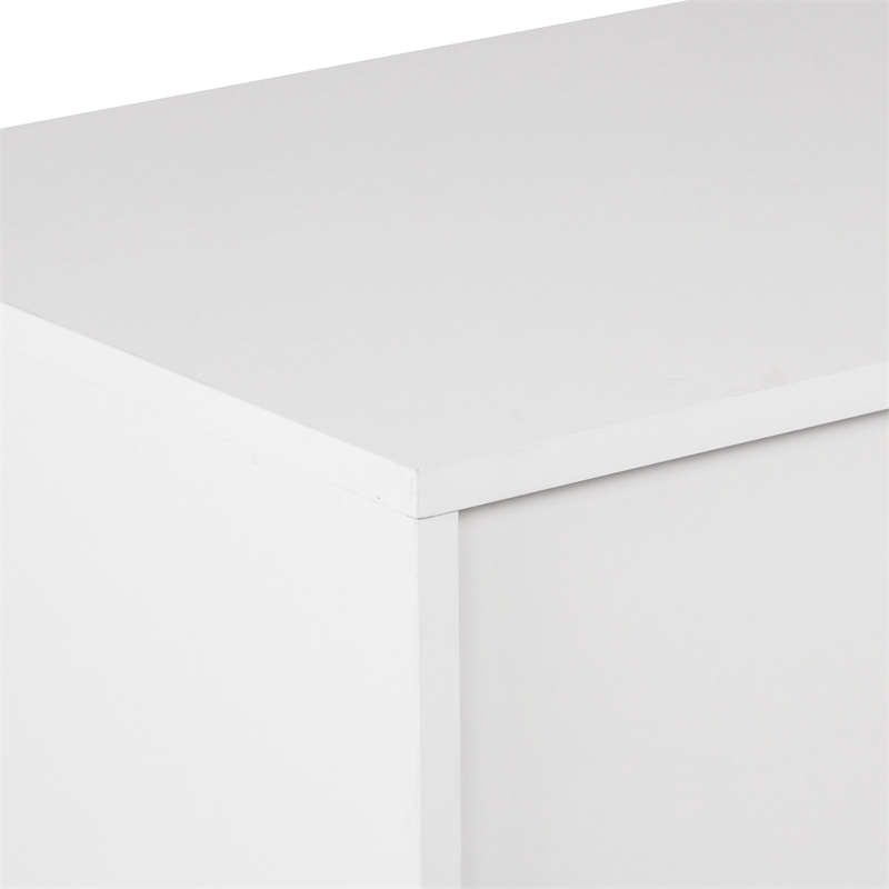 AGHDECO Alaska 2-Drawer Engineered Wood File Cabinet in White