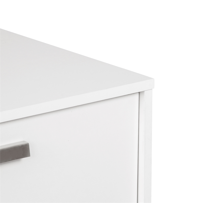 AGHDECO Alaska 2-Drawer Engineered Wood File Cabinet in White