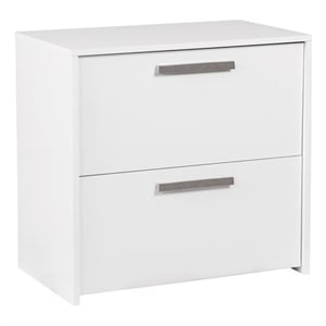 AGHDECO Alaska 2-Drawer Engineered Wood File Cabinet in White
