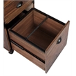 AGHDECO Brunei Modern Engineered Wood File Drawer with Metal Hardware in Walnut