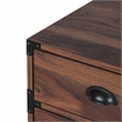 AGHDECO Brunei Modern Engineered Wood File Drawer with Metal Hardware in Walnut