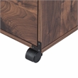 AGHDECO Brunei Modern Engineered Wood File Drawer with Metal Hardware in Walnut