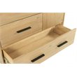 Limari Home Claire Contemporary Veneer Wood and Metal Chest in Walnut Natural