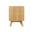 Limari Home Claire Contemporary Acacia Veneer Wood Nightstand in Natural Walnut