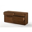 Limari Home Dustin Modern Veneer and Solid Wood Bedroom Dresser in Walnut