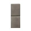 Limari Home Pickens Two Stacked Cube Modern Concrete Stone Shelf in Gray