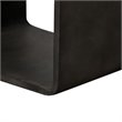 Limari Home Pickens Two Stacked Cube Modern Concrete Stone Shelf in Dark Gray