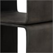 Limari Home Pickens Two Stacked Cube Modern Concrete Stone Shelf in Dark Gray