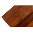 Limari Home Turner C-Shaped Wood & Metal Side Table in Brown/Black