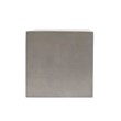 Limari Home Diaz Cube Modern Modular Concrete Stone End Table in Gray Finish