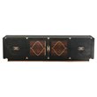 Limari Home Talin Modern MDF Wood & Glass TV Stand for TVs up to 85