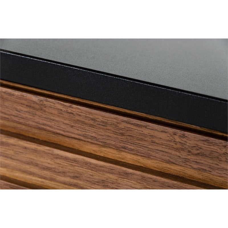 Limari Home Maggie Modern Wood Veneer TV Stand for TVs up to 63