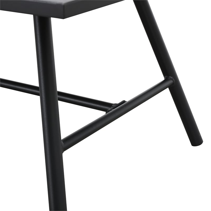 Patio Festival Metal Outdoor Side Table in Brown/Espresso Finish