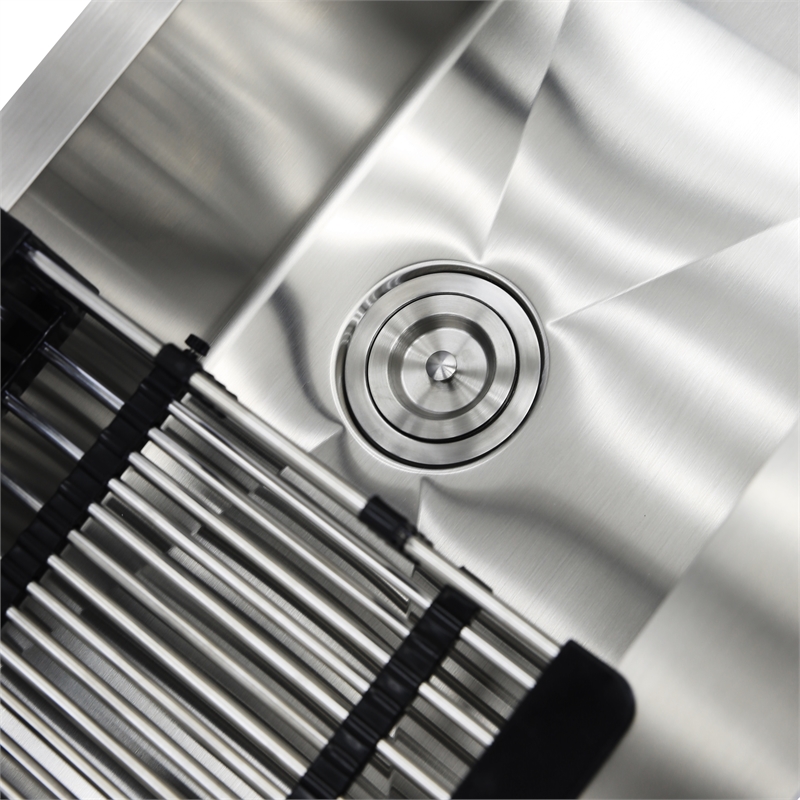 KBV 30 x 18 Farmhouse Apron Front Single Bowl Stainless Steel Kitchen Sink