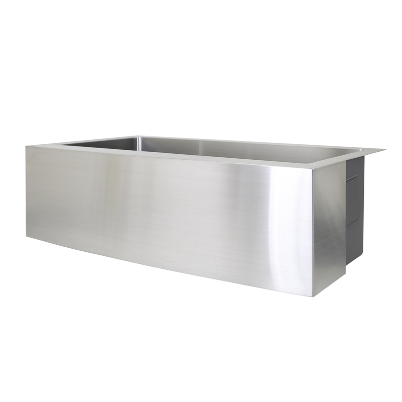 KBV 30 x 20 in. Farmhouse Apron-Front Single Bowl Stainless Steel Kitchen Sink