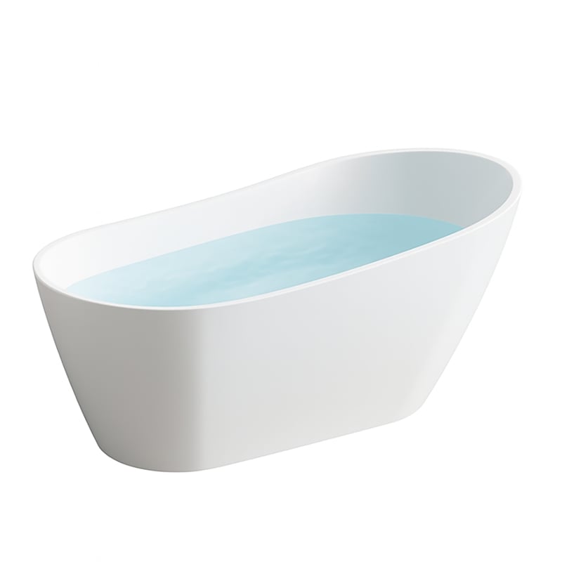 KBV 59'' x 31'' Freestanding Soaking Acrylic Bathtub GTBT0008