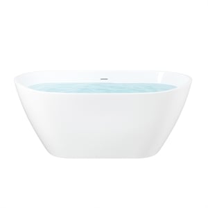 KBV 63'' x 29&quot Freestanding Soaking Acrylic Bathtub GTBT0015