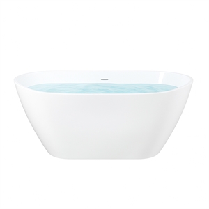 KBV 55'' x 29&quot Freestanding Soaking Acrylic Bathtub GTBT0016