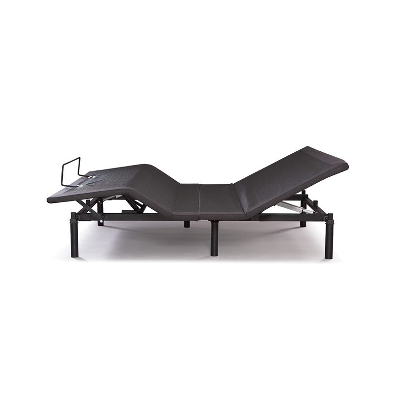 Intercon Furniture Adjustable Bases Full Metal Zero-Clear Base in Black
