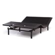 Intercon Furniture Adjustable Bases Queen Metal Zero-Clear Base in Black