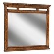 Intercon Furniture Wolf Creek Bedroom Wood Landscape Mirror in Brown