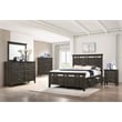 Intercon Furniture Hawthorne Bedroom Wood Landscape Mirror in Charcoal