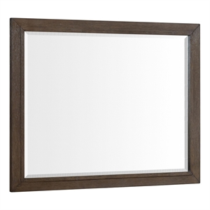 Intercon Furniture Preston Bedroom Transitional Wood Dresser Mirror in Oak