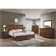Intercon Furniture San Mateo Bedroom 3-Drawer Wood Nightstand in Tuscan Brown