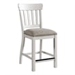 Intercon Furniture Drake Wood Counter Height Stool in White/Oak (Set of 2)