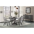 Intercon Furniture Foundry Transitional Upholstered Chair in Pewter (Set of 2)