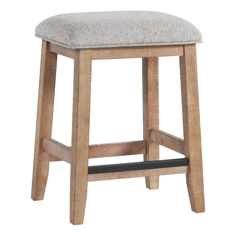Intercon Furniture Highland Wood Backless Stool in Brown (Set of 2)