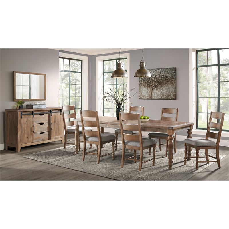 Intercon Furniture Highland Traditional Wood Sideboard in Brown