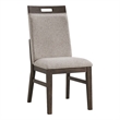 Intercon Furniture Hearst Transitional Wood Upholstered Chair in Brown(Set of 2)