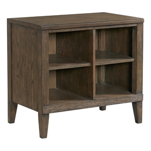 Intercon Furniture Preston Home Office 30&quot Wood Bunching Open Cabinet in Oak