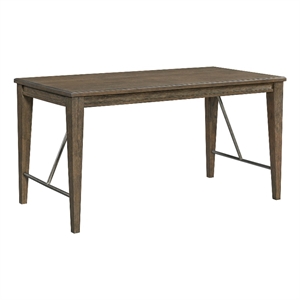 Intercon Furniture Preston Home Office 60&quot Transitional Wood Writing Desk in Oak