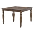 Intercon Furniture Kingston Wood Butterfly Leaf Gathering Table in Brown