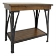 Intercon Furniture District Traditional Wood Chairside Table in Copper