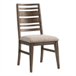 Intercon Furniture Kauai Wood Ladder Back Chair with Cushion in Brown (Set of 2)