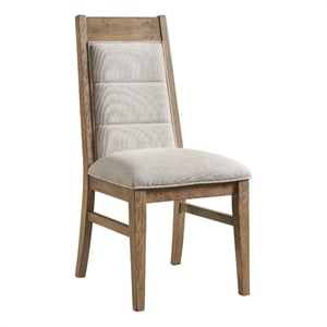 Intercon Furniture Landmark Transitional Wood Chair in Oak (Set of 2)