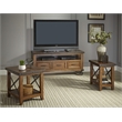 Intercon Furniture Taos Traditional Wood Chairside Table in Canyon Brown