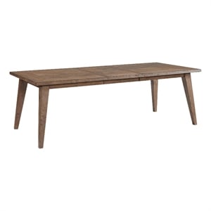 Intercon Furniture Oslo Transitional Wood Dining Table with Leaf in Chestnut