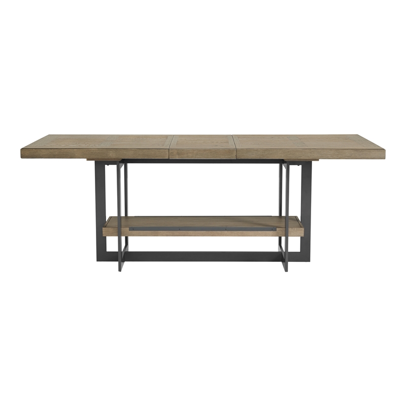 Intercon Furniture Transitional Wood Counter Table in Dune Gray Finish