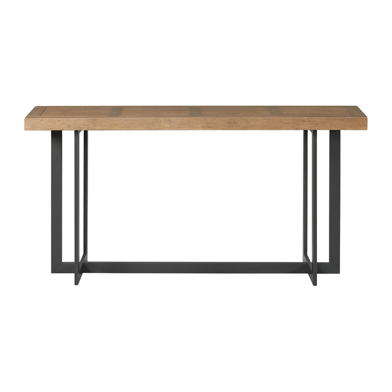 Intercon Furniture Transitional Wood Sofa Bar Table in Dune Brown Finish