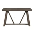 Intercon Furniture Modern Wood Sofa Table in Reclaimed Chevron Gray