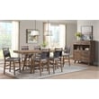 Intercon Furniture Transitional Wood Counter Table in Mission Brown