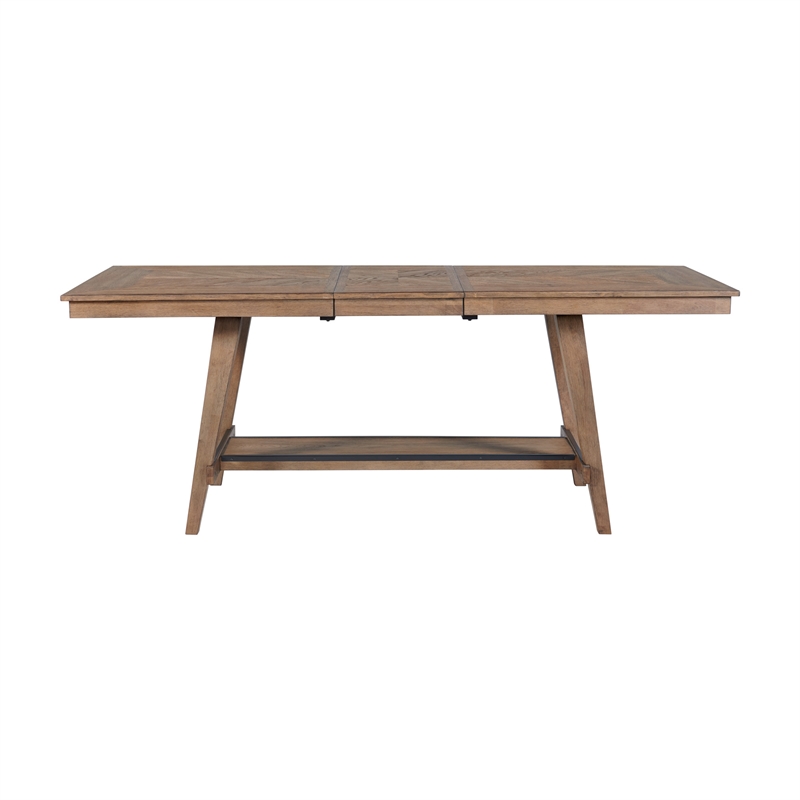 Intercon Furniture Transitional Wood Counter Table in Mission Brown